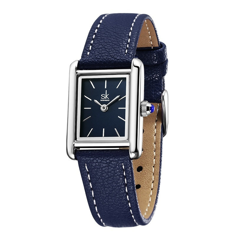 Montre Femme Retro Quartz - Petit Cadran Carré Tendance