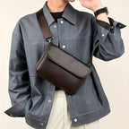 Sac Bandoulière Cuir Véritable Homme – Style Business & Voyage | FuturaTrend