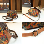 Sac Femme Cuir Véritable Tressé Bandoulière Fashion — Luxury FuturaTrend
