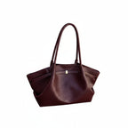 Sac Cabas Femme Tressé Vintage — Grand Sac Fourre-Tout Cuir PU Élégant