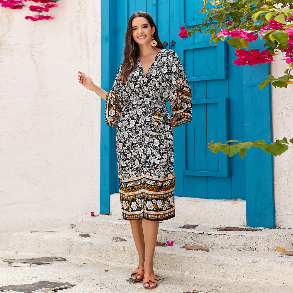 Cardigan Kimono Anti-UV Plage — Veste Bikini Légère Femme Été 2026