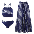 Conservative Three-Piece Skirted Bikini — Modest Women's Swimsuit Summer 2026