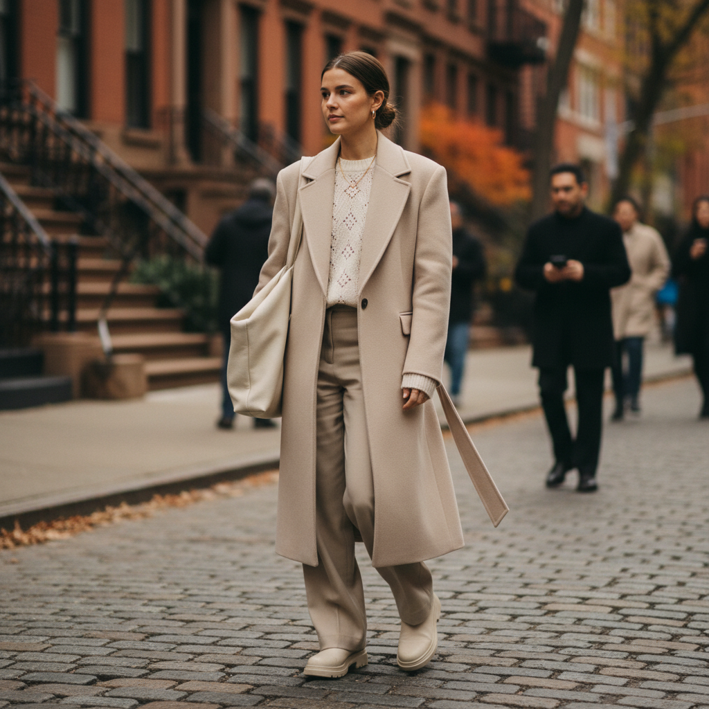 Editorial manteau NYFW