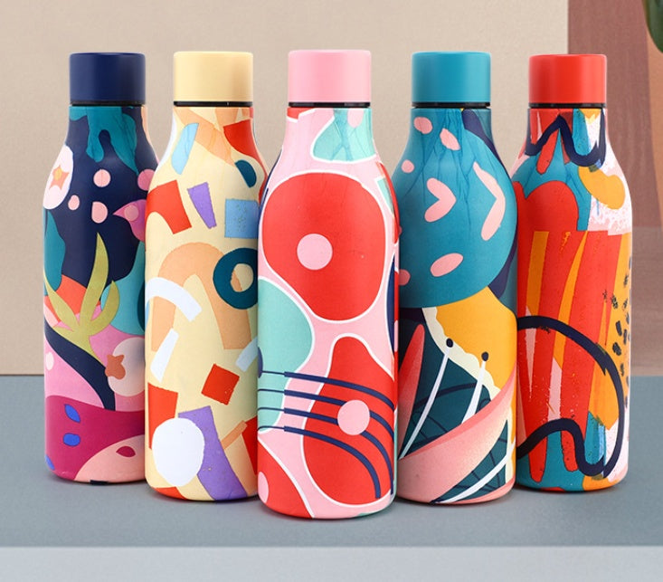 Gourde Inox Isotherme — Design Coke Bottle Sport & Outdoor
