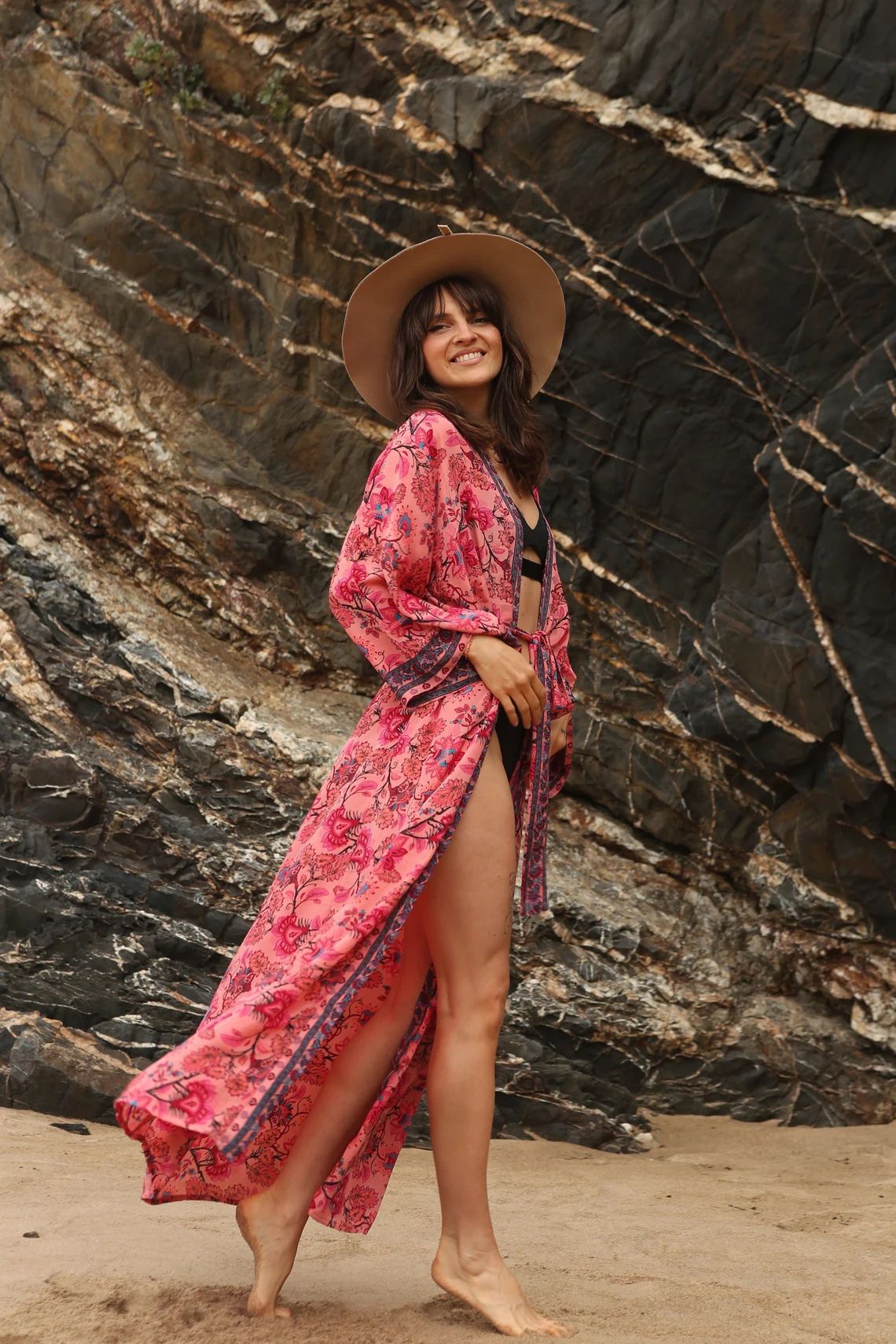 Traje de baño estampado con protección UV — Conjunto de bikini de verano 2026 para mujer