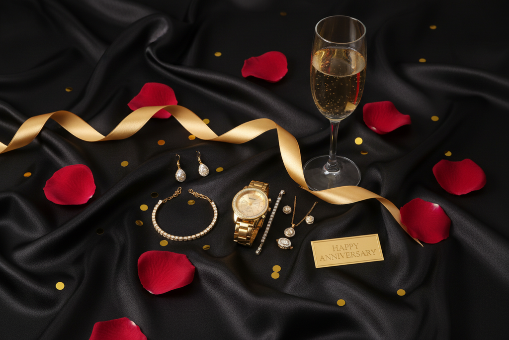 Flat Lay Champagne