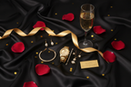 Flat Lay Champagne