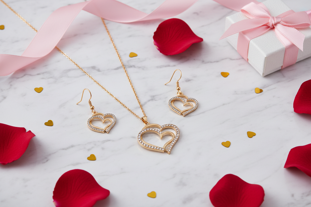 Flat Lay Saint-Valentin