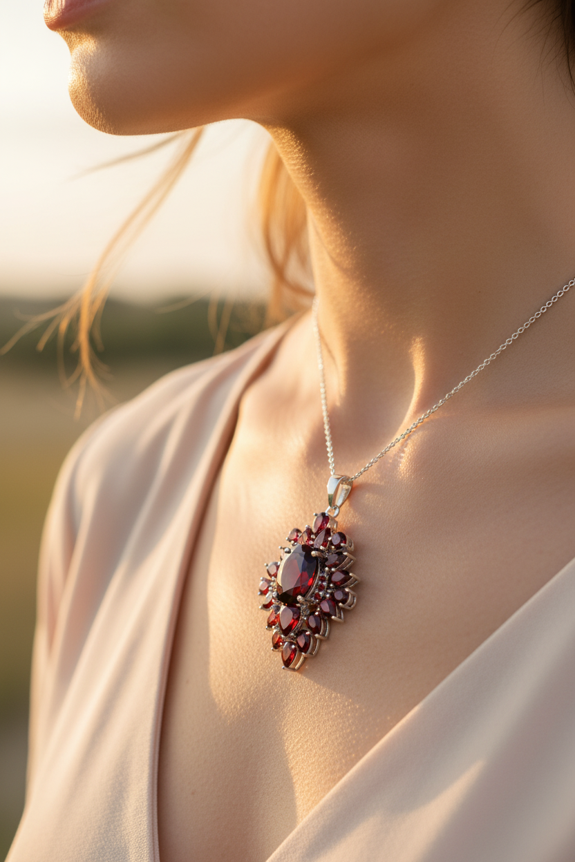 Grenat floral lifestyle