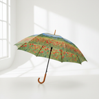 Parapluie pliant ouvert avec impression Monet Champ de Coquelicots