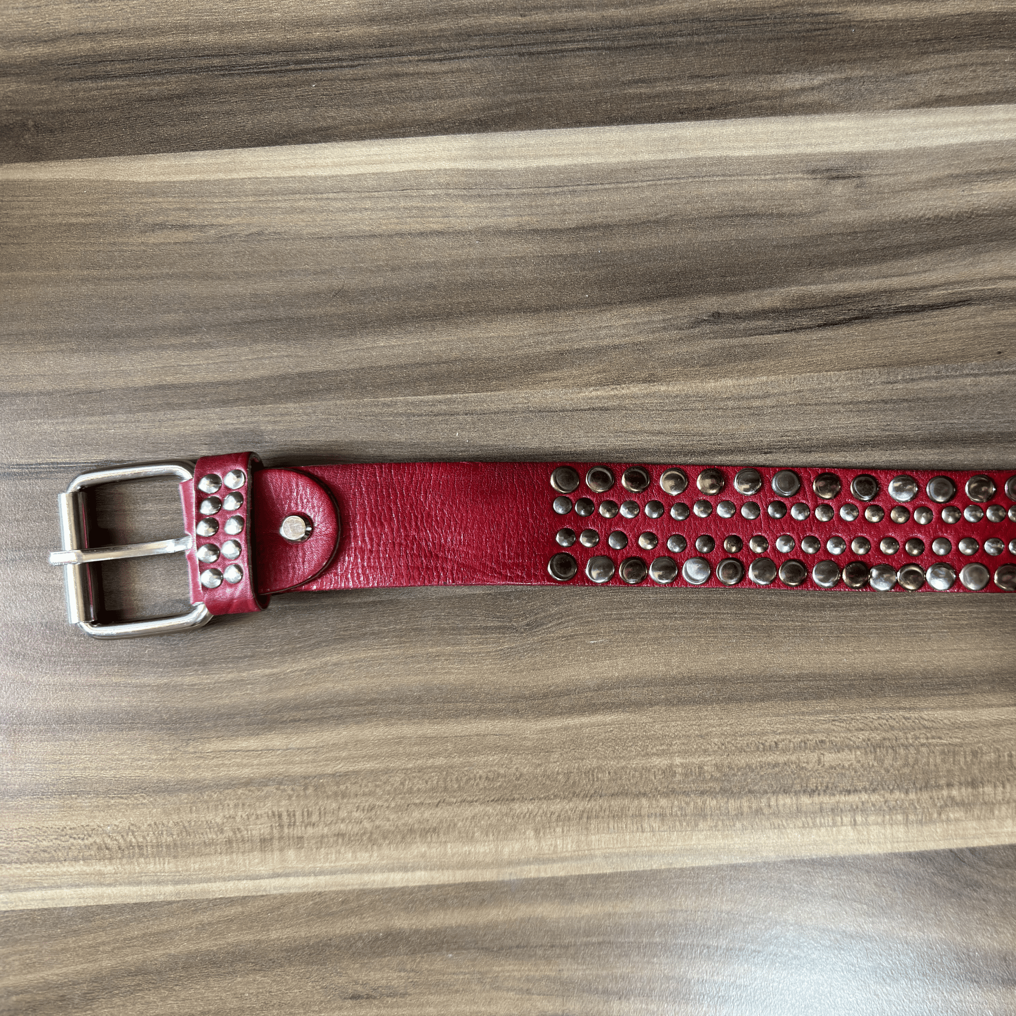 Leather Belt Roses-3