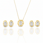 Parure fond blanc