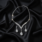 Parure satin noir