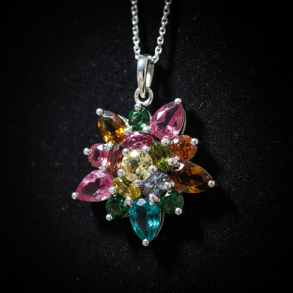 Pendentif fond sombre