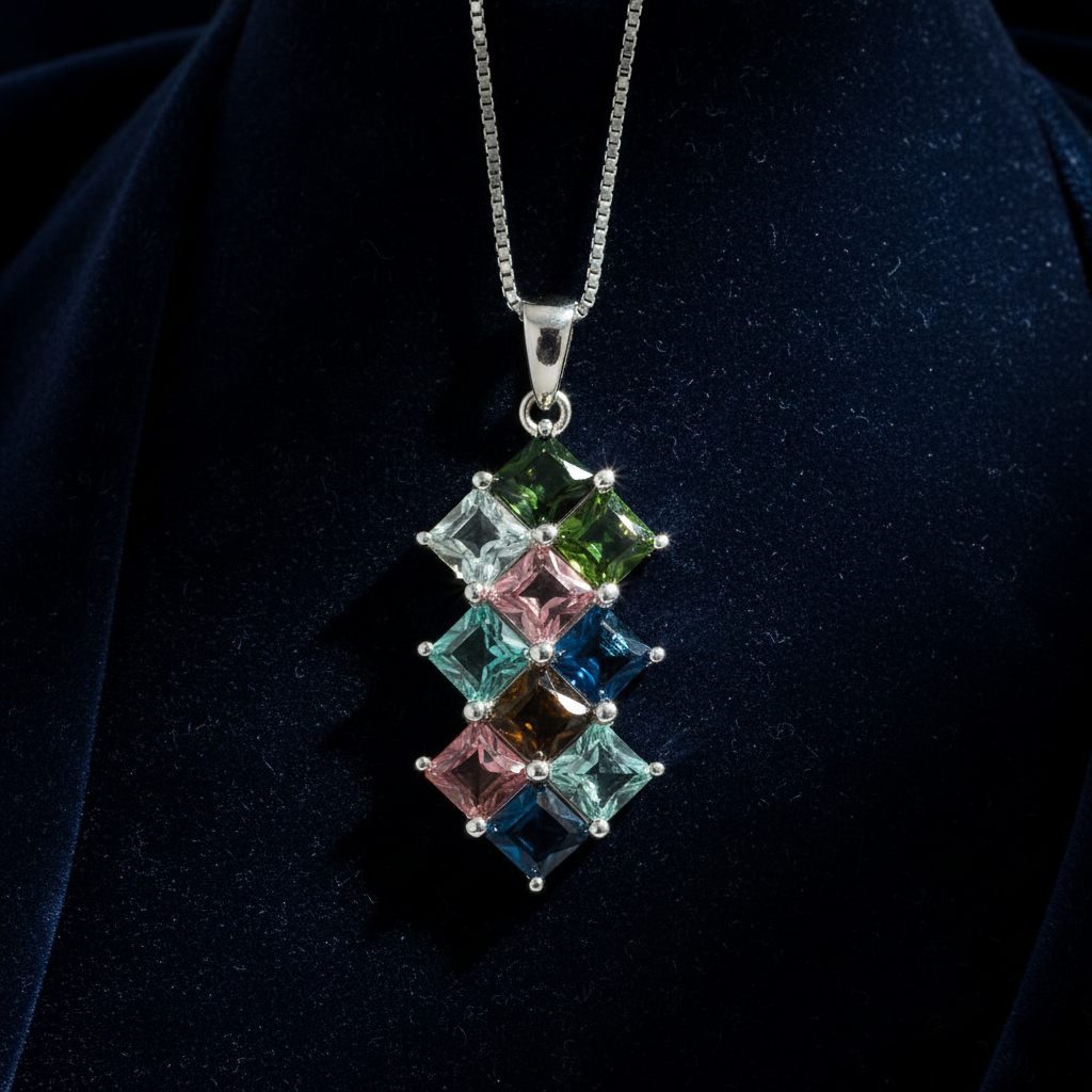 Pendentif velours