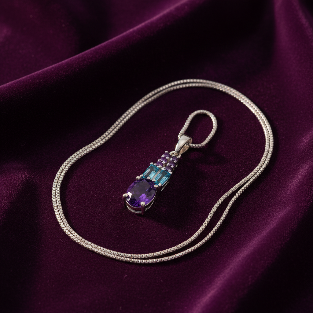 Pendentif velours