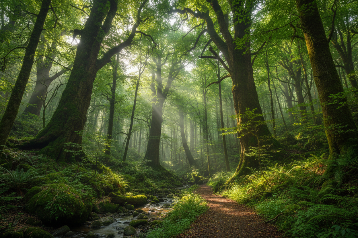 Photo de forêt pour arrière-plan
