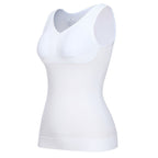 Top Sans Manches Femme avec Brassière Intégrée Amovible – Camisole Casual Confort S à XXL