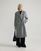 Women's Long Wool Coat – Classic Cut & Winter Comfort | FuturaTrend