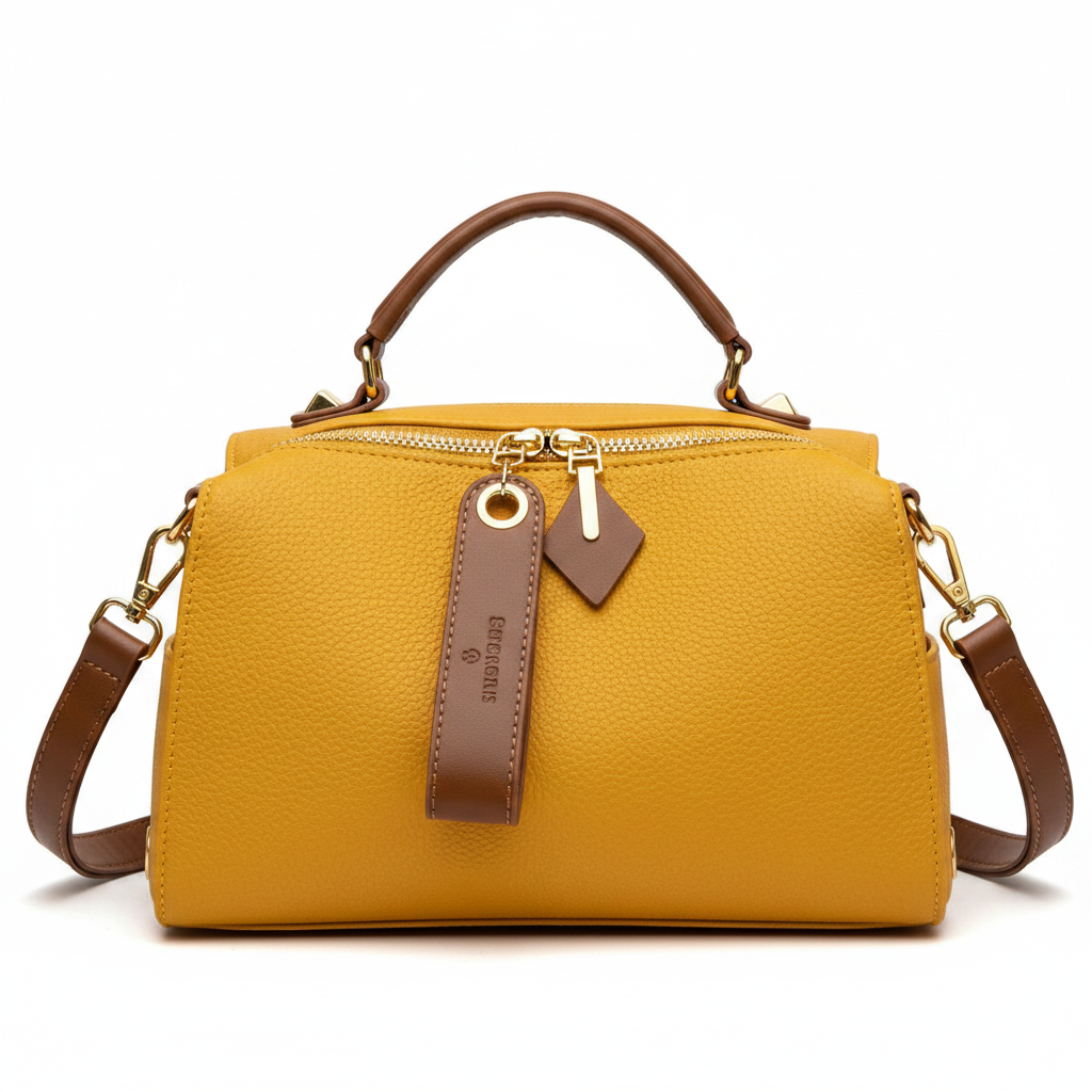 Sac jaune détail